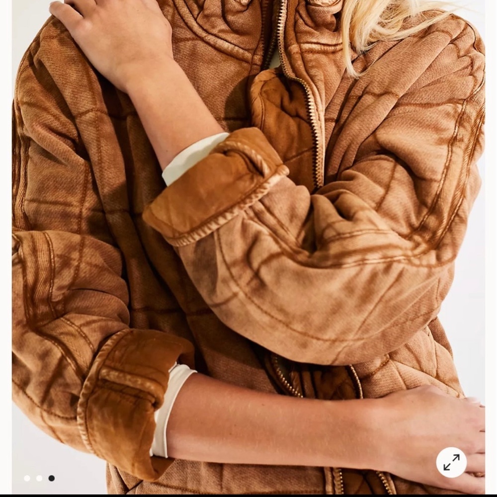 Free People Quilted Dolman Jacket